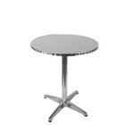 Mesa Bistro Alta Redonda em Aluminio 60 Cm com Regulagem de A