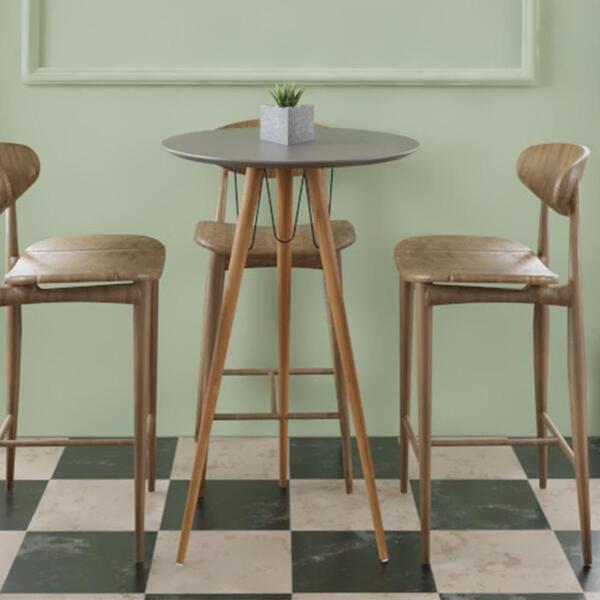 Mesa Bistrô Alta Retrô Multimóveis Cr50024 Bronzo