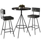 Mesa Bistro Bar Vienn Com 02 Banquetas Altas Madh Sone