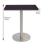 Mesa Bistrô Beta 112,50 Cm (altura) Com Tampo Em Mdp Quadrado