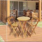 Mesa Bistrô De Madeira Dobrável  Mel