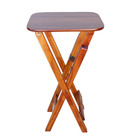 Mesa Bistrô Dobrável Madeira 45x54 Imbuia- Tarimatã