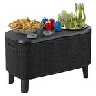 Mesa Bistrô E Cooler Para Bebidas Bevy Bar Keter