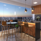 Mesa Bistrô Gourmet - Preta