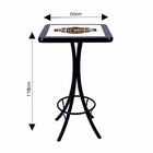 Mesa Bistrô Harley Davidson - Preto