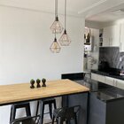 Mesa Bistrô Industrial 120x60x100 Madeira Pinus 30mm