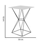 Mesa Bistrô Lucca E 03 Banquetas Alta Lina Bar Balcão Ferro P