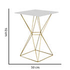 Mesa Bistrô Lucca E 04 Banquetas Alta Lina Bar Balcão Ferro D