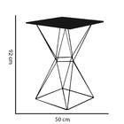 Mesa Bistrô Lucca E 04 Banquetas Alta Lina Bar Balcão Ferro P