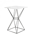 Mesa Bistrô Lucca Industrial E 02 Banquetas Alta Liz Base Fer