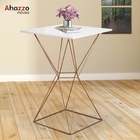 Mesa Bistrô Lucca Industrial E 02 Banquetas Alta Liz Base Fer