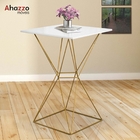 Mesa Bistrô Lucca Industrial E 02 Banquetas Alta Liz Base Fer