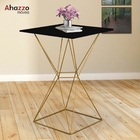 Mesa Bistrô Lucca Industrial E 02 Banquetas Alta Liz Base Fer