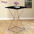 Mesa Bistrô Lucca Industrial E 04 Banquetas Alta Liz Base Fer