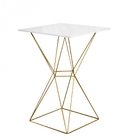 Mesa Bistrô Lucca Industrial E Banqueta Alta Liz Base Ferro D