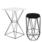 Mesa Bistrô Lucca Industrial E Banqueta Alta Liz Base Ferro P