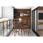 Mesa Bistrô Madrid 60cm Amêndoa