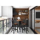 Mesa Bistrô Madrid 60cm Preto