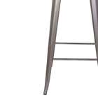 Mesa Bistrô Quadrada Iron Cinza