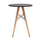 Mesa Bistrô Redonda Bari Preta