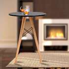 Mesa Bistrô Redonda Bari Preta