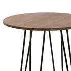 Mesa Bistrô Redonda Campana Preta E Madeira