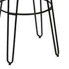 Mesa Bistrô Redonda Campana Preta E Madeira