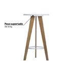 Mesa Bistrô Redonda Com 2 Banquetas Íris Eucalipto Casatema M