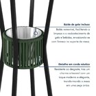 Mesa Bistrô Redonda Com Porta Gelo Bar 70cm Madeira Maciça Ve