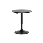 Mesa Bistrô Regulável Giratória 60cm Preta