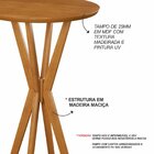 Mesa Bistro Tampo Mdf De 72cm Simpatia Cinamono