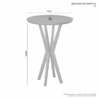 Mesa Bistro Tampo Mdf De 72cm Simpatia Cinamono