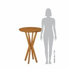 Mesa Bistro Tampo Mdf De 72cm Simpatia Cinamono