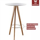 Mesa Bistrô Tivoli 103x65cm Espresso Móveis Cinamomo/off White