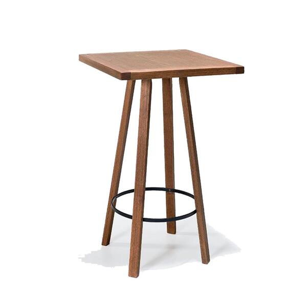 Mesa Bistrô Verona Tampo Liso 60 X 60 Cm Em Madeira Mestra Mó