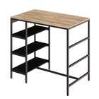 Mesa Bistrô Wooden Carvalho E Preta