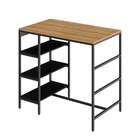 Mesa Bistrô Wooden Mel E Preta