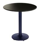 Mesa Bistrô Zeta Ferro Preto 111,50 Cm Alt Base Disco Tampo M