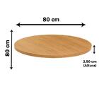 Mesa Bistrô Zeta Ferro Preto 111,50 Cm Alt Base Disco Tampo M