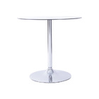 Mesa Boxbit Apollo Base Cromada Tampo De Vidro