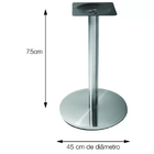 Mesa Boxbit Inox Beta Bistrô