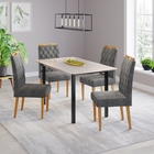 Mesa Brilhante Candian Canto Copo Tampo Vidro 180cm Jcm Movel