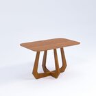 Mesa Bromelia Natuame 78cm X 80cm X 130cm Tampo Em Mdf Madeir