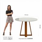 Mesa C/vidro Redonda 4 Cadeiras Manchester Cin/off/mar - M. A