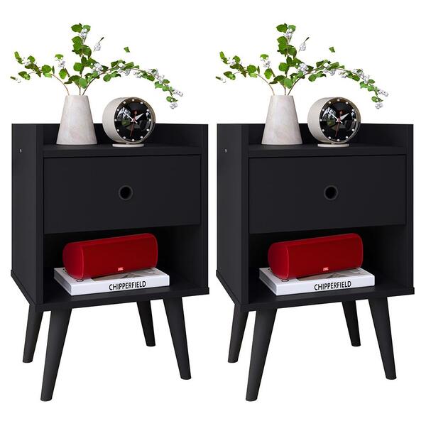 Mesa Cabeceira 1 Gaveta Organizadora Nicho Aberto Decorativo