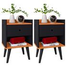 Mesa Cabeceira 1 Gaveta Organizadora Nicho Aberto Decorativo