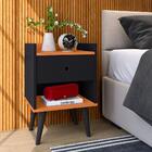 Mesa Cabeceira 1 Gaveta Organizadora Nicho Aberto Decorativo