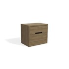 Mesa Cabeceira 2 Gavetas  Nogueira