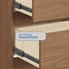 Mesa Cabeceira 2 Gavetas Aurora 65,5cm X 42,5cm X 38,8cm Maca