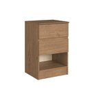 Mesa Cabeceira 2 Gavetas Aurora 65,5cm X 42,5cm X 38,8cm Maca
